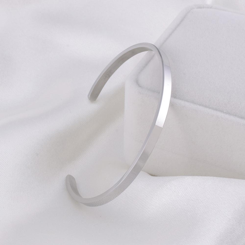 Vòng Tay Hoa Hồng Trơn Truyền Cảm Hứng|Vòng Đeo Tay Bằng Thép Không Gỉ Thiết Kế Tối Giản Cá Tính Cho Nữ