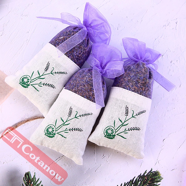 Túi Thơm Để Phòng Nụ Hoa Khô Oải Hương Lavender Túi Thơm Để Tủ Quần Áo COTANOW