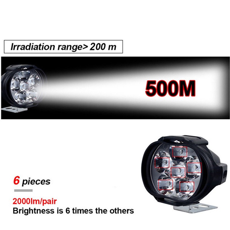 Đèn pha trợ sáng cho xe mô tô