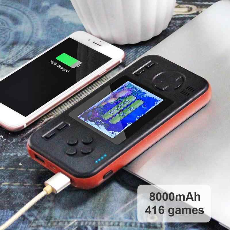 [Mã 253ELSALE hoàn 7% đơn 300K] Máy chơi game cầm tay kiêm sạc dự phòng 416 trò pin 8000mAh