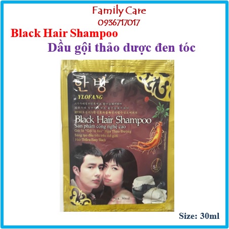 Combo 100 gói Dầu gội đen nhân sâm TIGI, Black hair Shampoo