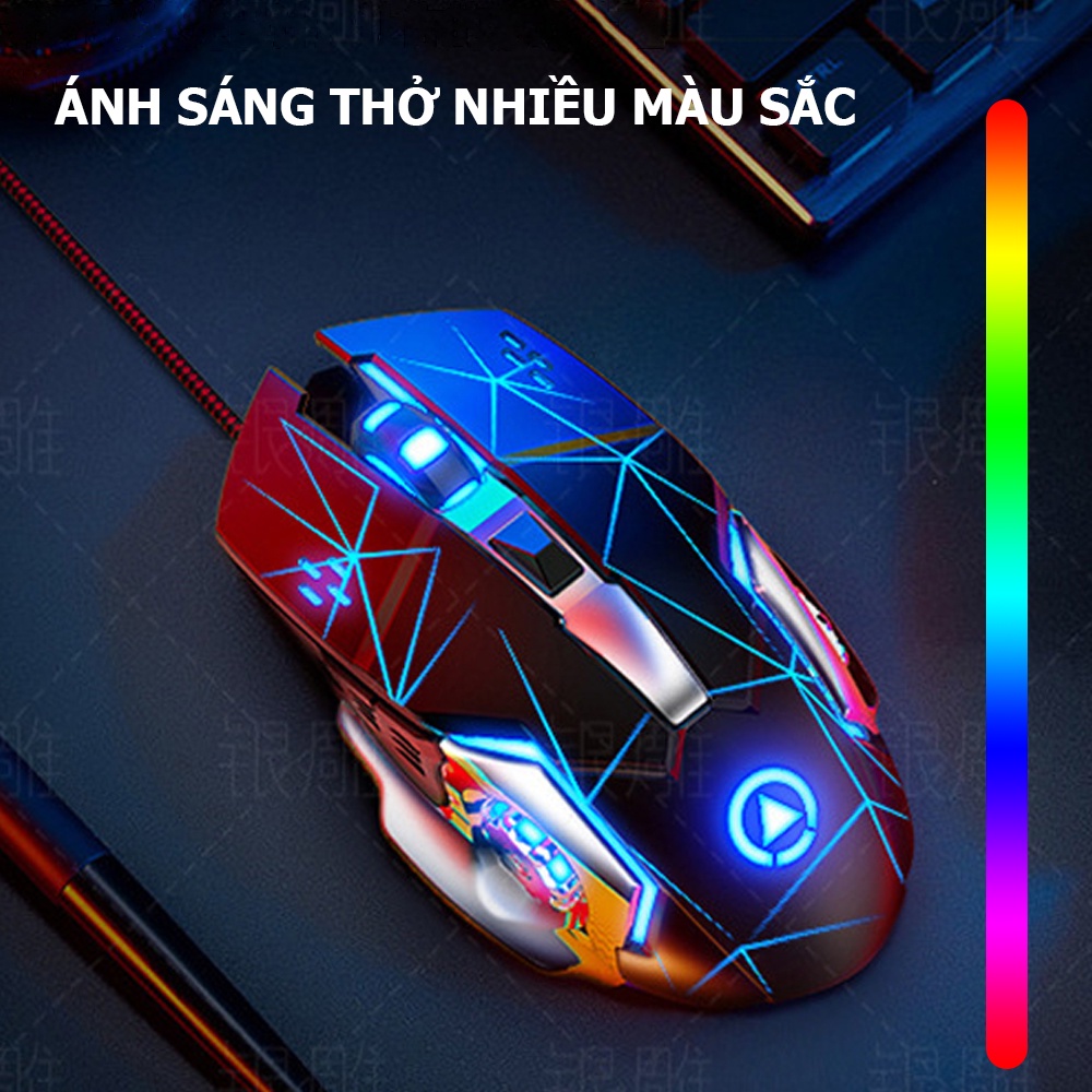 Chuột Máy Tính Gaming Có Dây G15 Thiết Kế 6 Nút Bấm và DPI 4 Tốc Độ