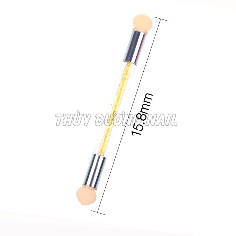 Bút dặm ombre 6 đầu chuyên dùng làm nail (1 bút  + 6 đầu mút dặm, màu ngẫu nhiên)