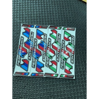 Tem decal Performance dán xe máy - tem lá cờ sticker