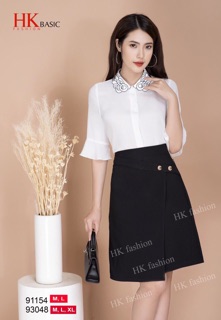 Chân váy A vạt lệch
