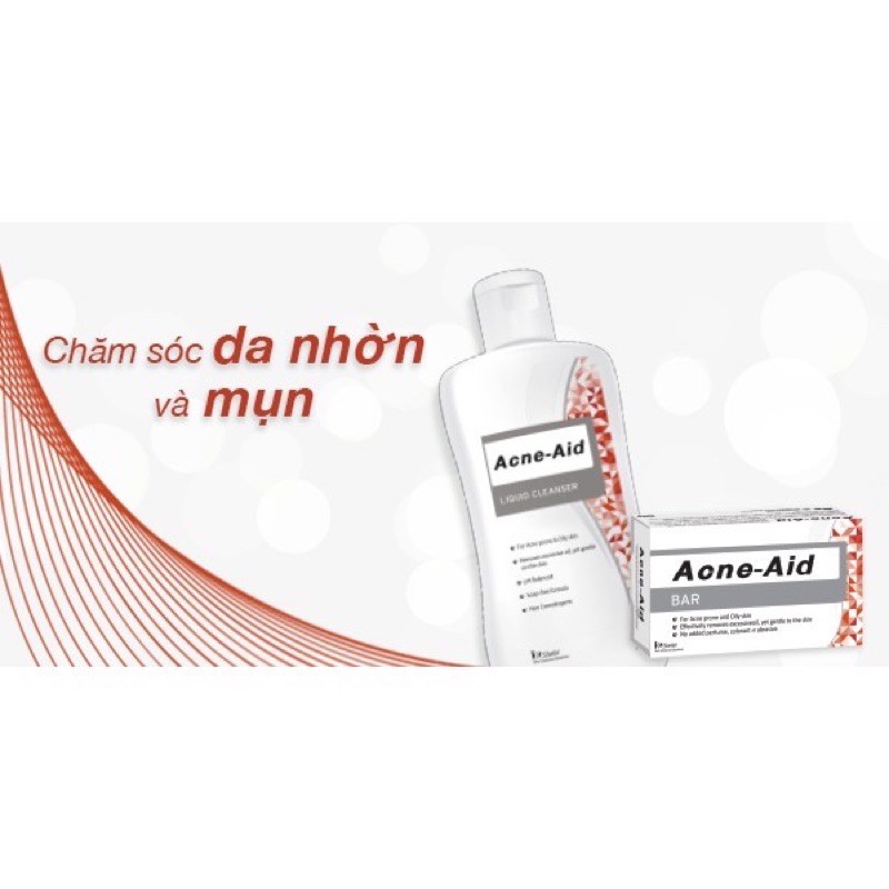 Xà phòng Acne Aid Bar giúp làm sạch &amp; chăm sóc cho da nhờn và mụn