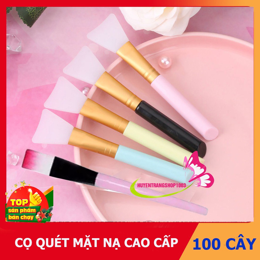 Sỉ 100 cây cọ quét mặt nạ sillicon - Chổi quét mask cao cấp