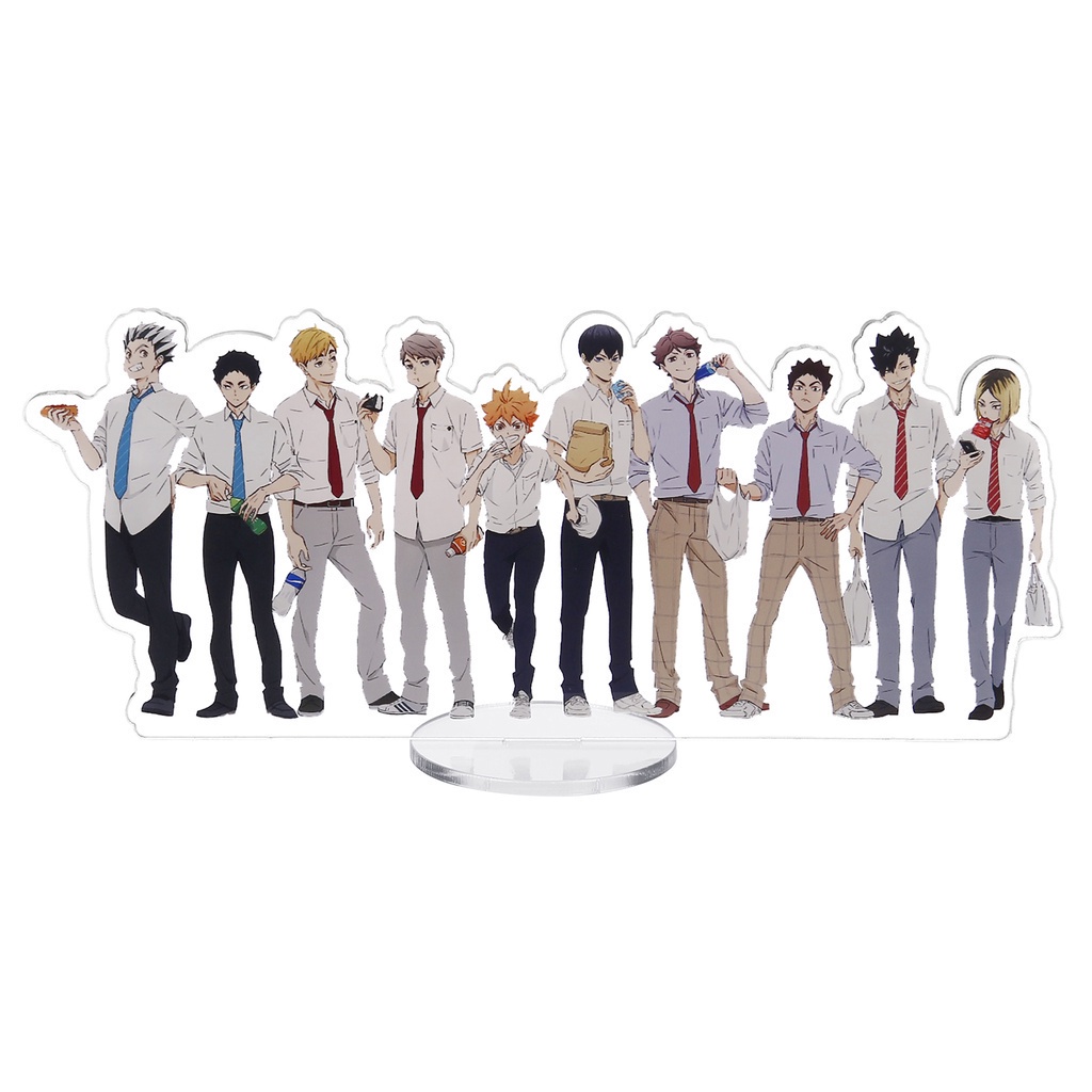 Mô hình nhân vật anime Haikyuu bằng acrylic có giá đỡ để bàn trang trí