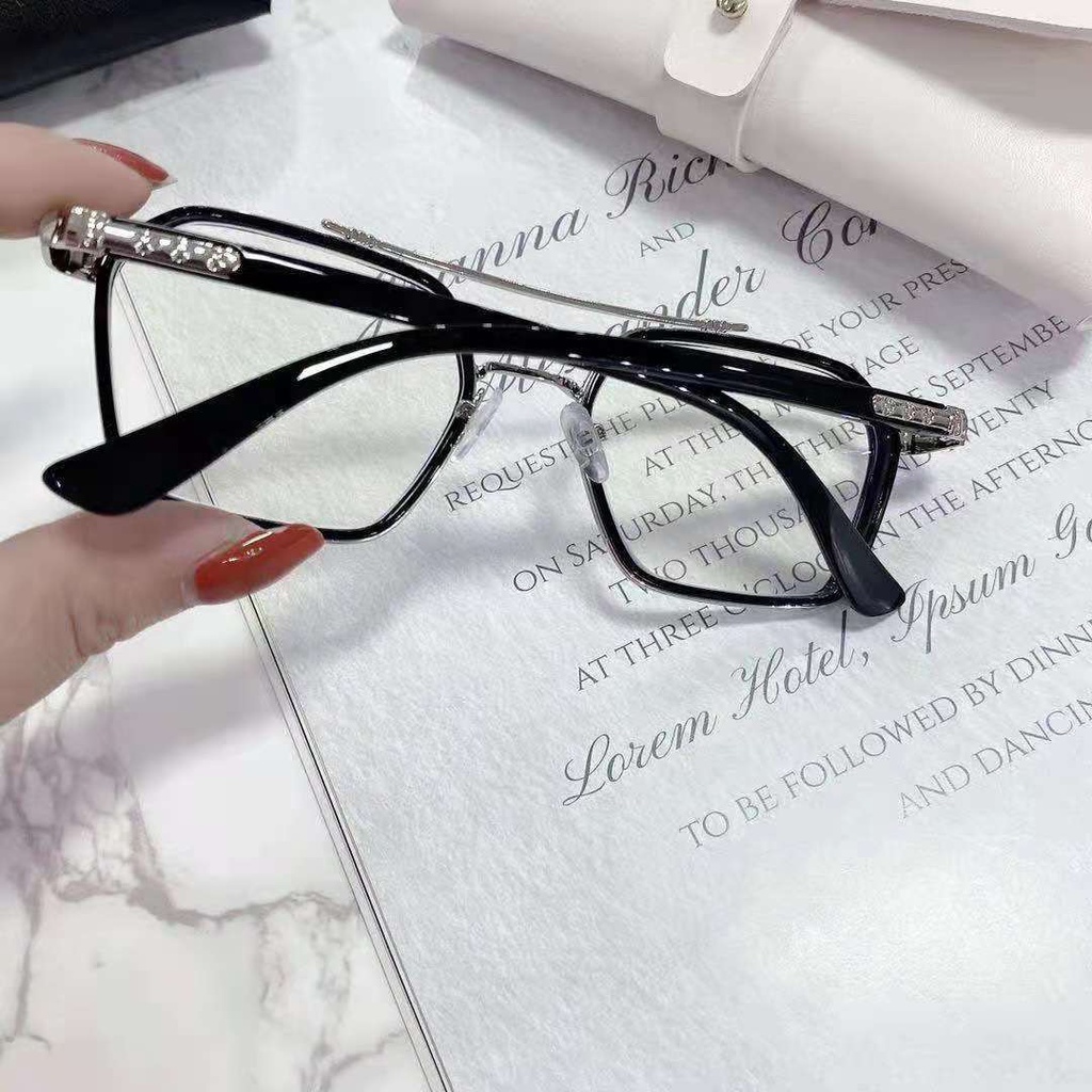 Mắt kính gọng vuông phong cách retro thời trang hè mã KS29