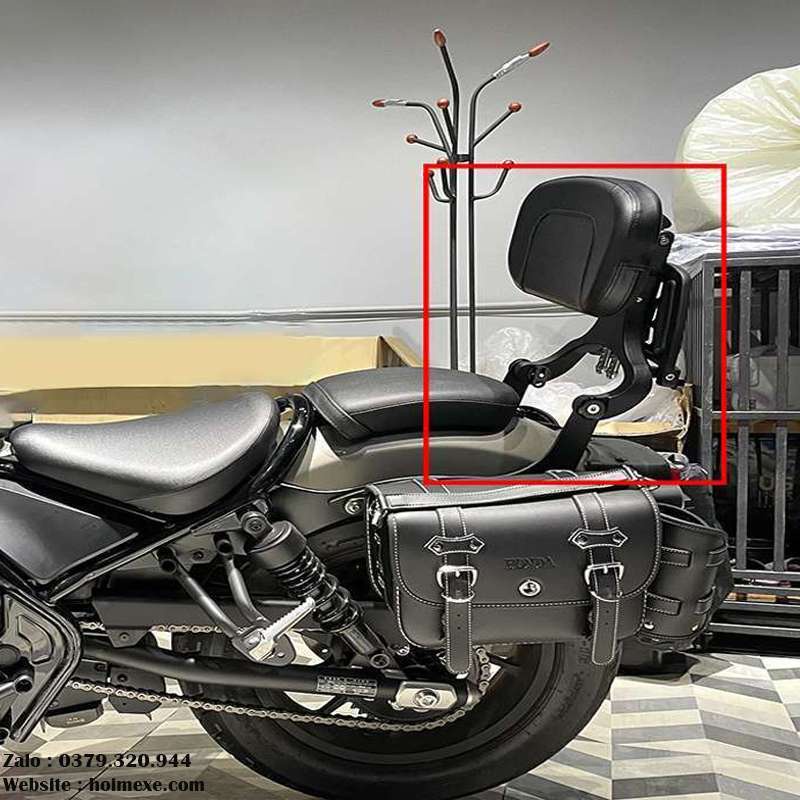 Baga Kèm Tựa Lưng Honda Rebel 300-500 Gập Thái Lan