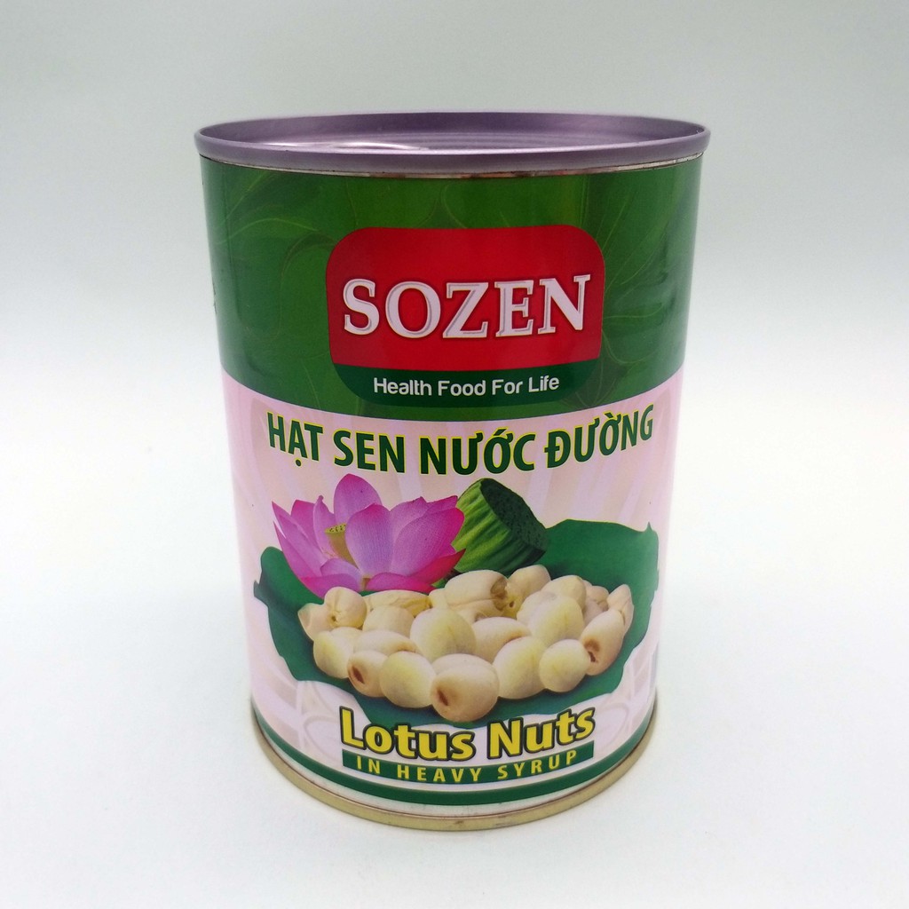Hạt Sen Nước Đường Thanh Mát Cơ Thể Sozen ( Lon 560g )