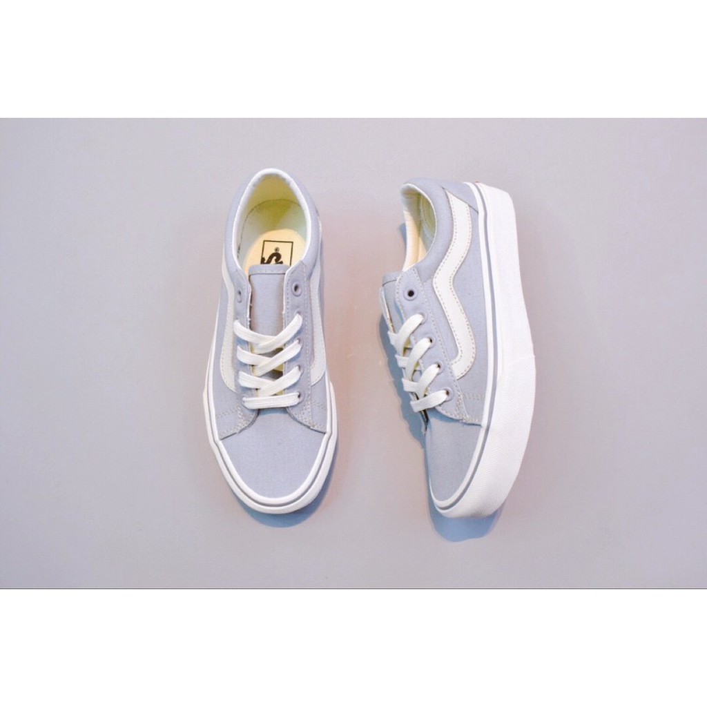 【Giá đặc biệt】Vans Old Skool phiên bản giới hạn Nhật Bản phong cách trà sữa màu trà sữa / giày vải màu tím khoai môn