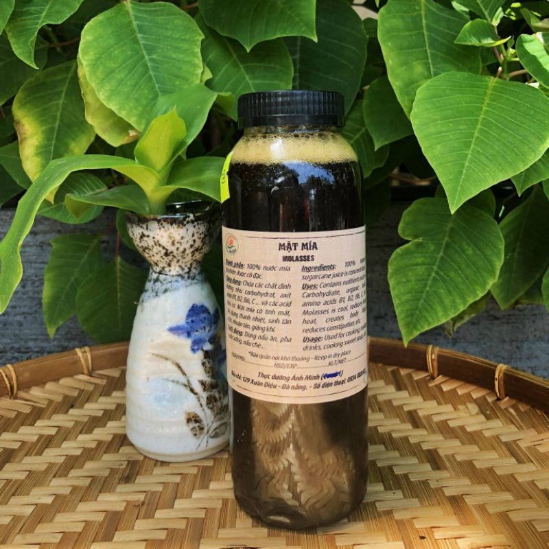 500ml Mật mía thực dưỡng nguyên chất- Thực dưỡng Ánh Minh