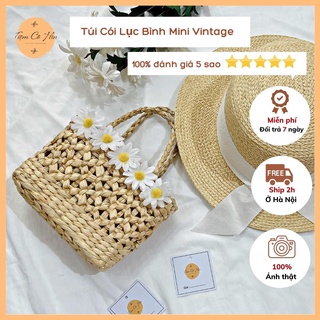 Túi cói mini lục bình Tiệm Cô Hìn đi biển chụp ảnh cực xinh ship 1h lỗi 1 đổi 1