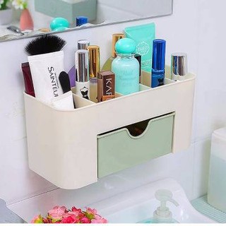 Ngăn kéo treo tường Hộp lưu trữ mỹ phẩm Bàn trang điểm Chăm sóc da Hộp lưu trữ máy tính để bàn Hộp lưu trữ nhựa