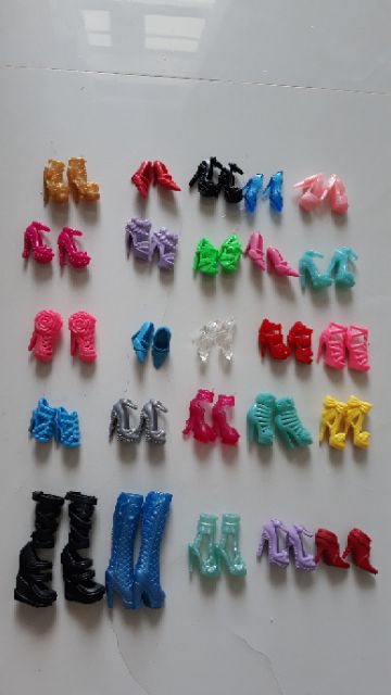 20 đôi giày Búp bê Barbie, Xinyi, Licca, búp bê 30cm ngẫu nhiên