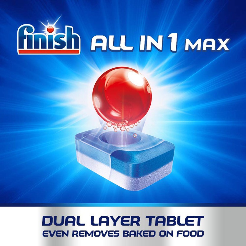 Viên rửa bát Finish All in 1 Max 94 Viên [ 10 chức năng ] - vien rua bat finish all in one 10 in 1 - VIENRUABAT