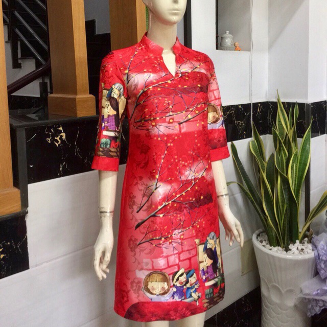 Đầm gấm tết 2019
