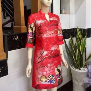 Đầm gấm tết 2019