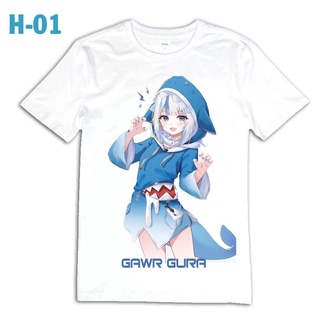 Áo Thun anime Hololive Gawr Gura ( nhiều mẫu đủ size áo)