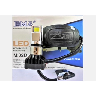 ĐÈN LED XE MÁY 02D 3 TIM SIÊU SÁNG