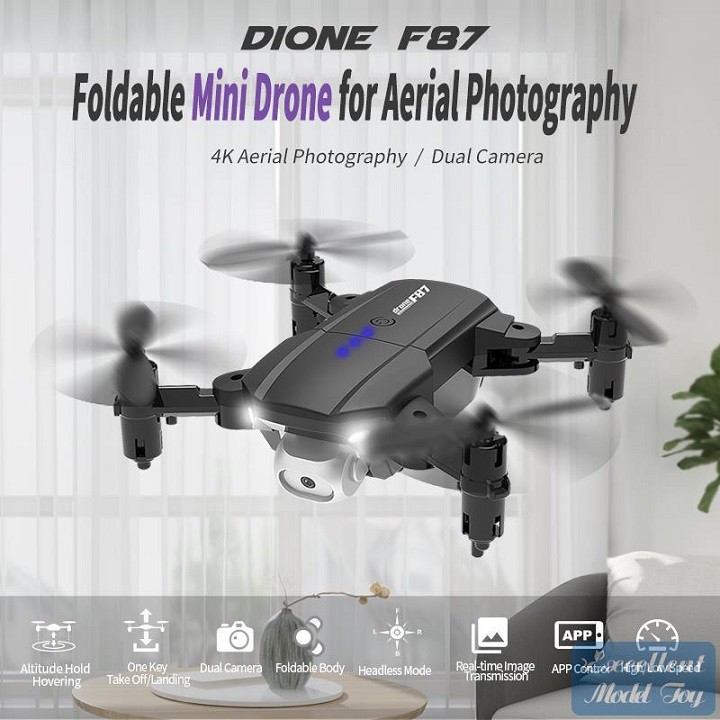 flycam mini 4k giá rẻ f87, máy bay không người lái quay phim, chụp ảnh, chống rung quang học