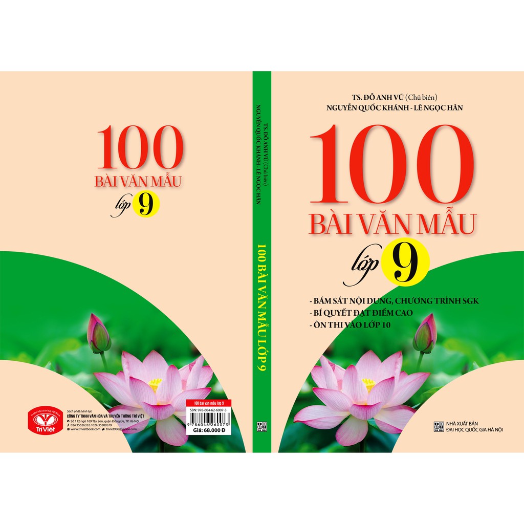 Sách - 100 Bài Văn Mẫu Lớp 9 | BigBuy360 - bigbuy360.vn
