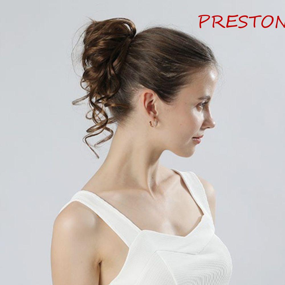 Tóc Giả Kẹp Tăng Cường Độ Dày Tóc Sau Lưng Màu Nâu Đen Thời Trang