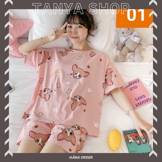 [HOT SALE] BỘ ĐỒ NGỦ NỮ ĐÁNG YÊU SIÊU XINH 🌹 Mã RE142 🌹