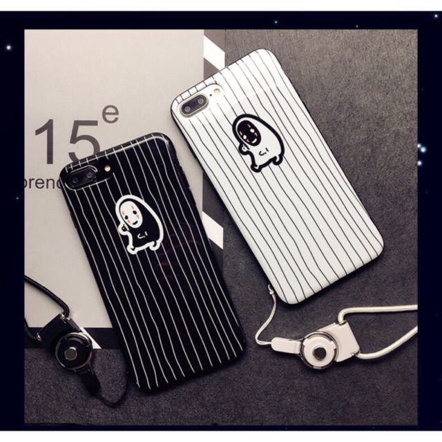 Ốp lưng vô diện sọc đen & trắng cho iphone