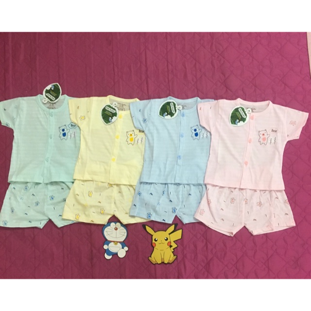Bộ quần áo cộc tay thông hơi HN Kids cho bé trai/ bé gái
