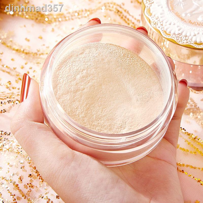 ☏♂✶HOJO Makeup Powder Loose Oil Control Không mất đi lớp trang điểm Phấn nén chống thấm nước và mồ hôi Student dính che | BigBuy360 - bigbuy360.vn