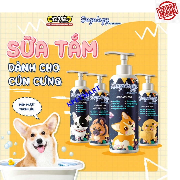 Sữa tắm cho chó Siêu lưu hương DOGOLOGY 500ML