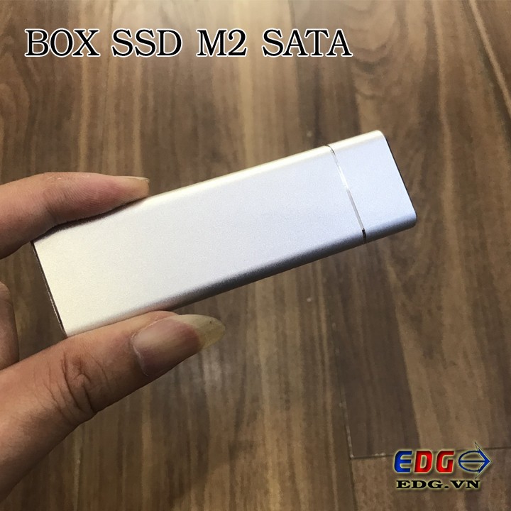 Box ssd m2 sata vỏ nhôm đẹp