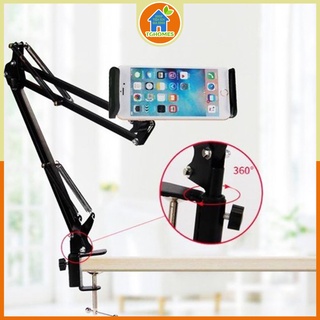 Giá đỡ điện thoại ipad kẹp bàn chất liệu thép không gỉ chắc chắn có thể livestream, quay video, xem phim-GD165