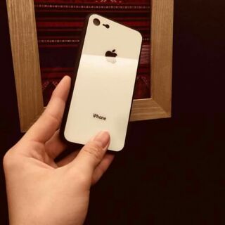Ốp lưng kính viền dẻo IPhone 6plus/ 6S Plus - Kèm ảnh thật