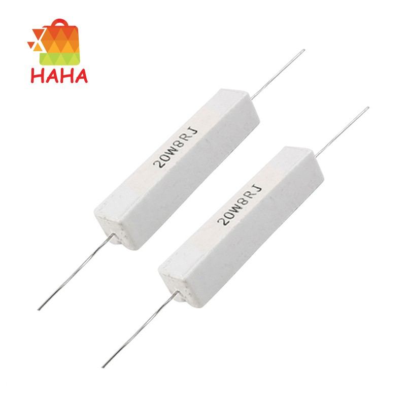 Set 2 Điện Trở Gốm 8 Ohm 20w 5% Chuyên Dụng