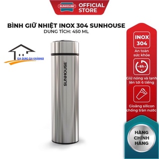 Mua Bình giữ nhiệt Inox 304 Sunhouse 450ml KS-TU450I -HÀNG CHÍNH HÃNG