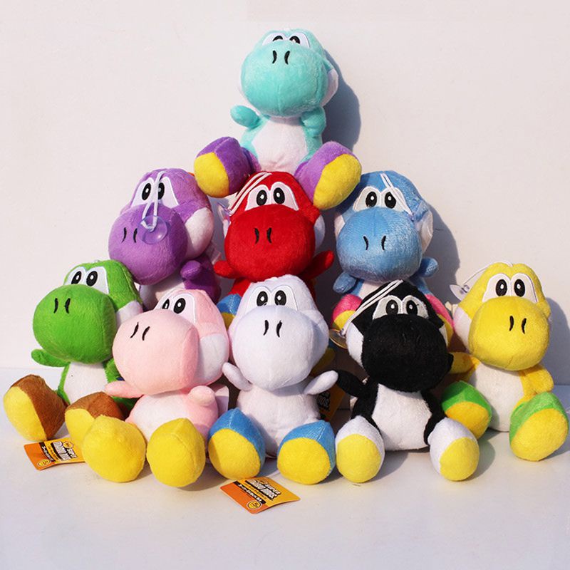 18cm Super Mario Bros Plush Yoshi Joeut Stuffed Animal Doll Soft Pendant Gift Collection Stuffed Animal