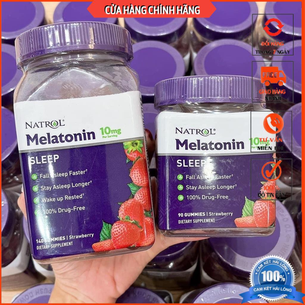 Kẹo ngủ Sleep Natrol Melatonin 10mg - Hỗ trợ giấc ngủ với Natrol Melatonin - DORIS_STORE