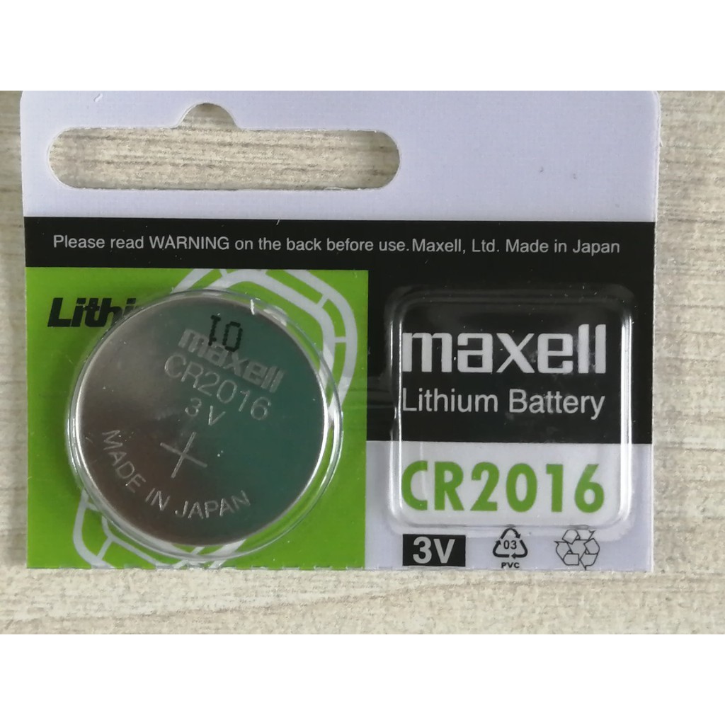 Pin CR2016 Maxell  lithium 3V Pin CMOS Vỉ 1 viên