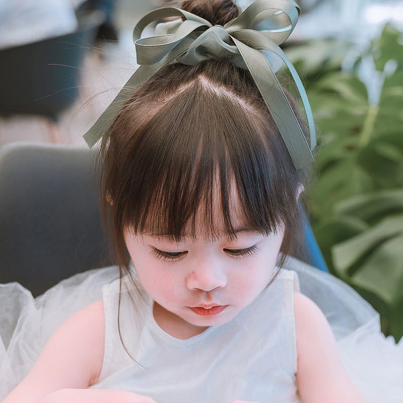 Dây Buộc Tóc Phong Cách Hàn Quốc Xinh Xắn Cho Bé Gái