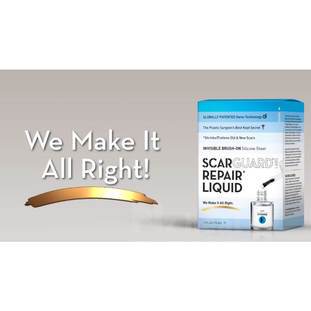 Gel Bôi Sẹo Lồi, Ngừa Sẹo - Giảm Thâm Sẹo Lồi Scarguard Repair Liquid 15ml