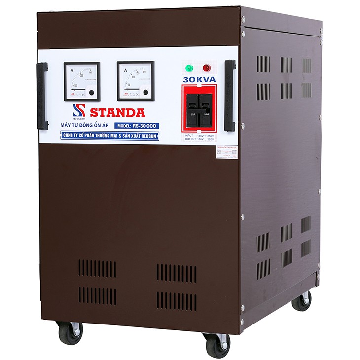 Ổn áp Standa 30kva dải 150v-250v hàng chính hãng giá tốt