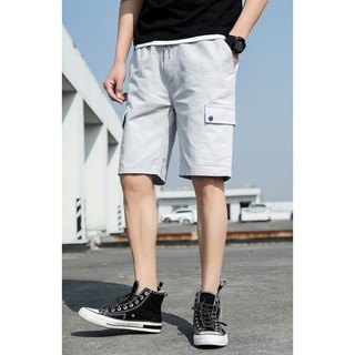 Quần short kaki nam túi hộp phong cách đường phố cá tính.