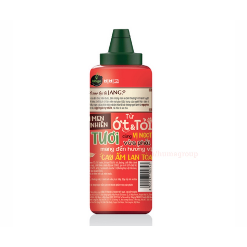 Tương Ớt Tươi Hàn Quốc Bibigo Hot Jang - Chai Sốt Tương Ớt 260G Nhập Khẩu Hàn Quốc