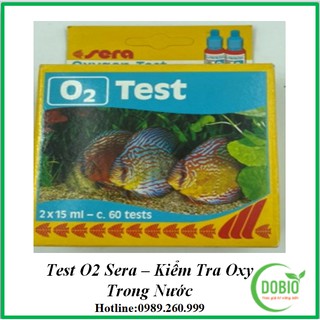 Test O2 kit sera DOPA đo lượng oxi trong nước