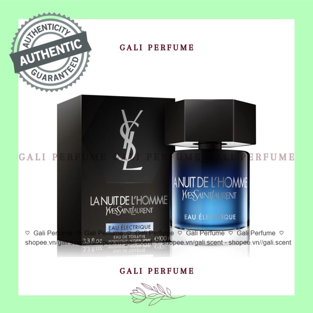 Nước hoa dùng thử YSL La Nuit de L Homme Eau Electrique 5ml/10ml