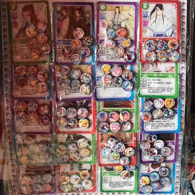 Nam trâm khuy áo vỉ 20 túi