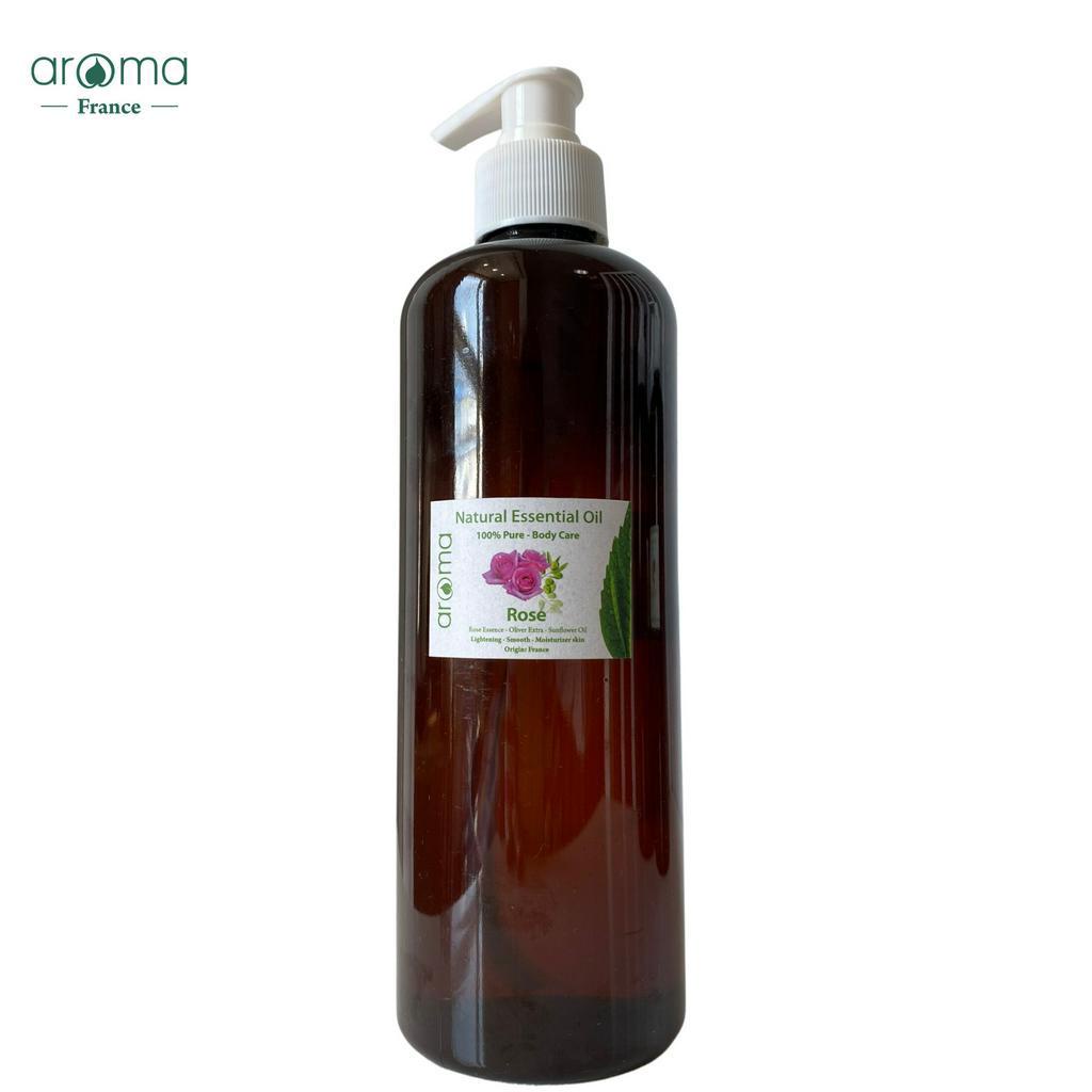 Tinh Dầu Massager Body Hoa Hồng Aroma - Rose Body Oil 500ml